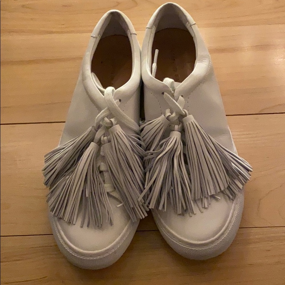 Loeffler Randall fringe sneakers